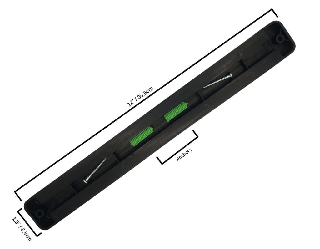 Magnetic Knife Tool Rack - 2 Black